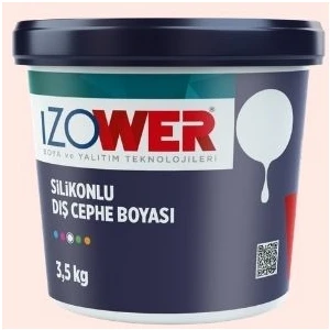 Izower Silikonlu Dış Cephe Boyası - Pamuk Şekeri 10 ( 3.5 kg )
