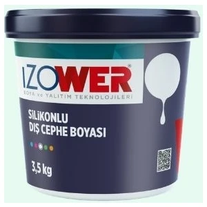 Izower Silikonlu Dış Cephe Boyası - Nil Yeşili 10 ( 3.5 kg )