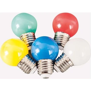 Renkli LED Ampül - 5 Li Paket
