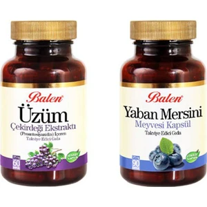Üzüm Çekirdeği Ekstraktı+Yaban Mersini Ekstraktı