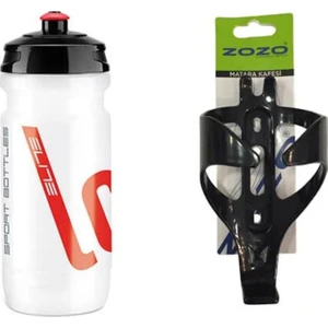 Loli Beyaz Bisiklet Matarası 600ML + Kafes