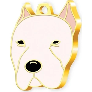 Altın Kaplama Dogo Argentino Köpek Künyesi