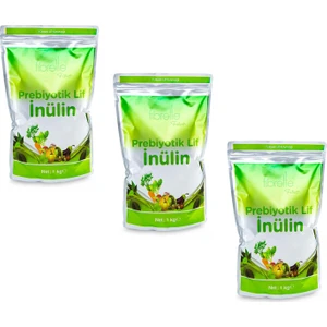 Prebiyotik Lif 3 Kg. Fibrelle Doğal Inülin Hindibağ 3 Adet