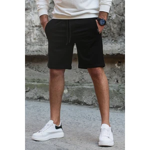 Siyah Erkek Regular Fit Şort  4842