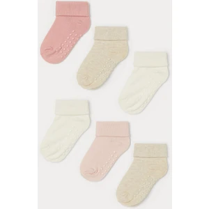 Mem Socks 6'lı Kaydırmaz Çocuk Çorabı
