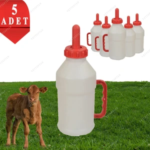Stella Moda Buzağı Biberon Dana Süt Biberonu 2.5 Litre 5 Adet Büyükbaş Inek Sığır Yavrusu Için