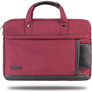 Ravenna VP1505 15,6 " Su geçirmez kumaş ve fermuar Laptop Notebook El, Çantası-Bordo