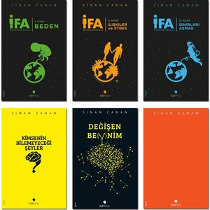 Ifa: Insanın Fabrika Ayarları 1-2-3 (Beden + Ilişkiler ve Stres + Sınırları Aşmak) + Kimsenin Bilemeyeceği Şeyler + Unutulacak Şeyler + Değişen Beynim - Sinan Canan 6 Kitap Set