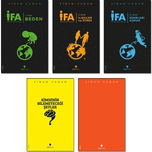 Ifa: Insanın Fabrika Ayarları 1-2-3 (Beden + Ilişkiler ve Stres + Sınırları Aşmak) + Kimsenin Bilemeyeceği Şeyler + Unutulacak Şeyler - Sinan Canan 5 Kitap Set