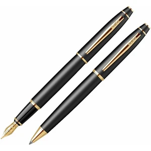 isminize özel 35 Dolma & Tükenmez Mat Siyah Altın set
