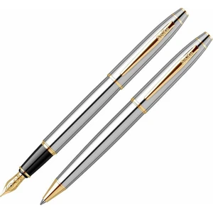 35 Dolma + Tükenmez Takım Gold Krom kalem set