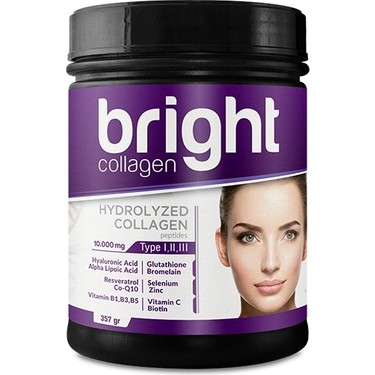 Bright Hidrolize Kollajen Tip 1-2-3 Powder Fiyatı