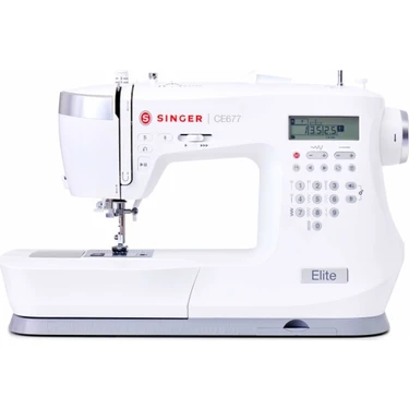 Singer Elite CE677 Elektronik Dikiş Makinesi Tek İplik ile Gelişmiş