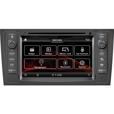 Necvox DVA-S9939 Audi A6 Navigasyon ve Multimedya
