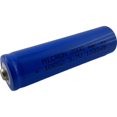 Micron Lityum Pil 1200 Mah 18650 3.7VI  Başlı Pil