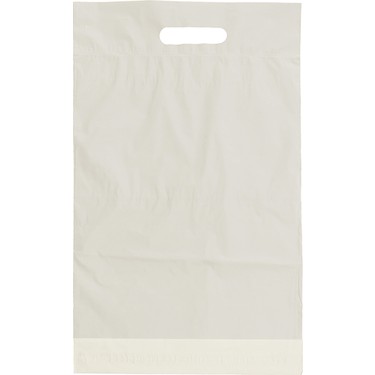 white polythene bolsas