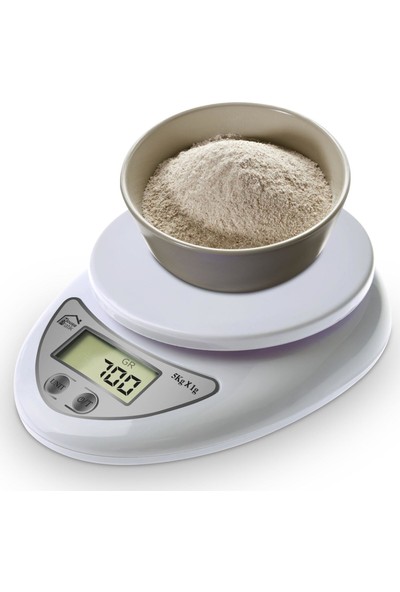 House Pratik HP05 Akıllı Mutfak Tartısı Beyaz