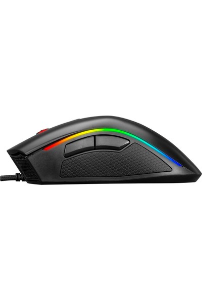 Rampage Shine SMX-R15 10000 DPI RGB Oyuncu Mouse Siyah - Gri