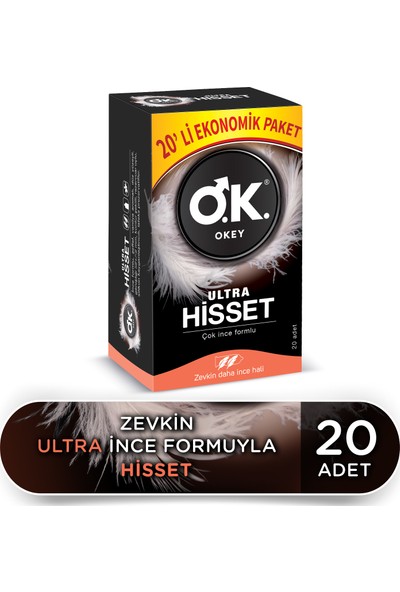 Okey Ultra Hisset 20 Li Ekonomik Prezervatif