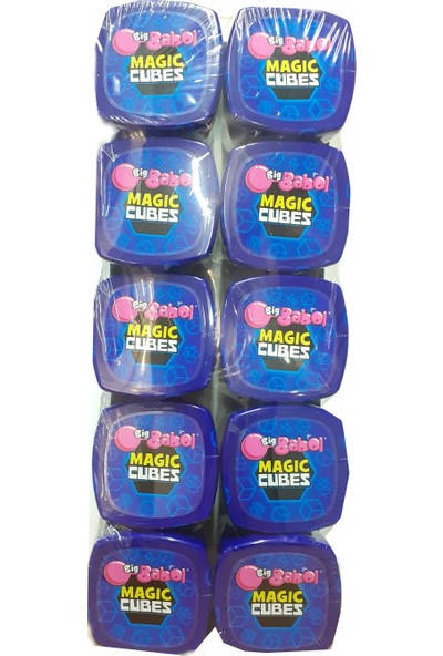 Big Babol Magic Cubes Karışık Meyveli 86 gr 10 Lu