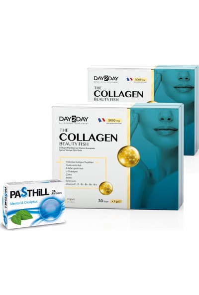Day2Day The Collagen Beauty Fish x 2 Adet + Pastil