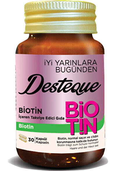Desteque Biotin 30 Kapsül