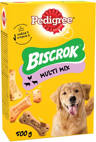 Pedigree Pedigre Biscrok Multi Mix 500 gr Köpek Ödül Bisküvi Köpek Ödül Maması