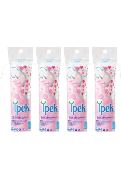 Ipek Makyaj Temizleme Pedi 70'li x 4 Adet