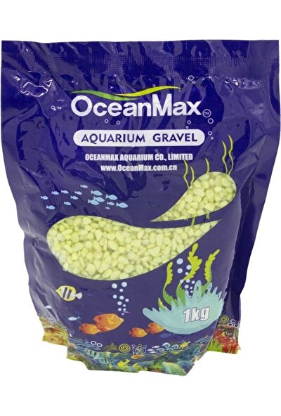 Ocean Max Akvaryum Çakıl Taşı Sarı Renkli 3-5mm 1kg