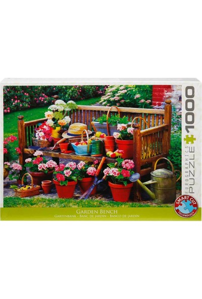1000 Parça Puzzle : Garden Bench