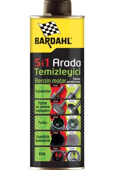 Bardahl 5'i 1 Arada Temizleyici / Benzin - Motor