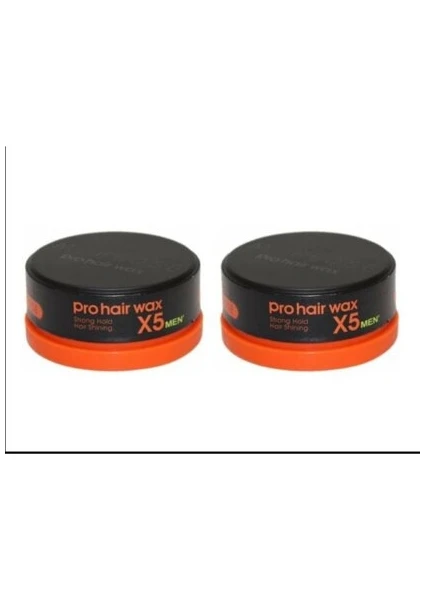 Morfose Pro Hair X5 Men Strong Hold Turuncu Wax 2 x 150 ml