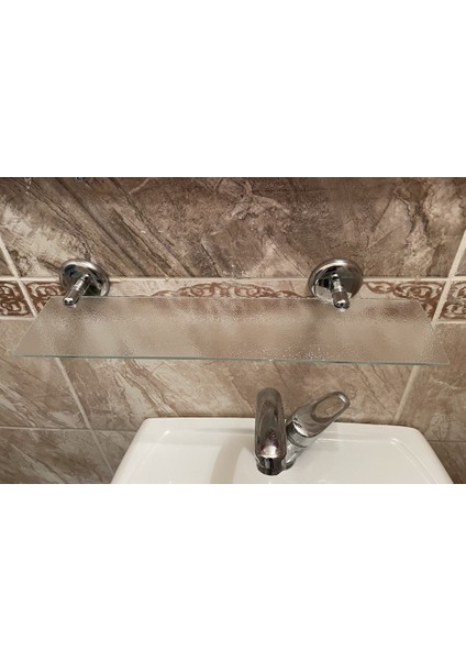 Banyo Tuvalet Ayna Etajer 40 cm Duvara Monte