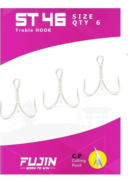 ST46 Üçlü Maket Balık Iğnesi