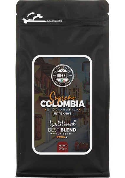 By Tüfekçi Colombian Filtre Kahve 250GR