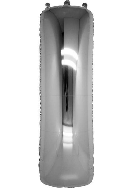 I Harfi Gümüş Folyo Balon