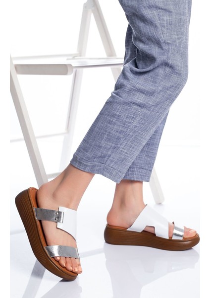 Lori Deri Sandalet Beyaz fiyatları