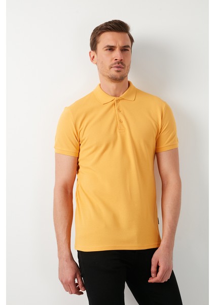 % 100 Pamuk Düğmeli  Polo T Shirt Erkek POLO 5902127