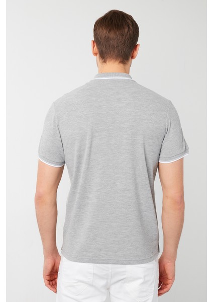 % 100 Pamuk Düğmeli Polo T Shirt Erkek POLO 5902118