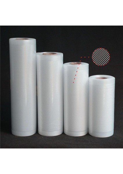 Tırtıklı Vakum Poşeti Rulo 25 cm x 5 mt