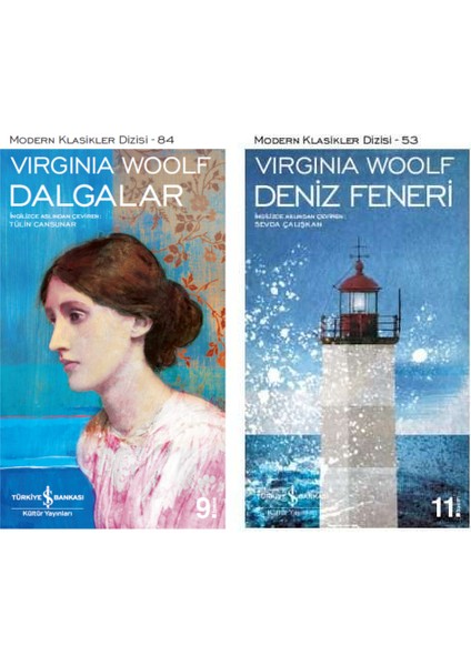 Dalgalar - Deniz Feneri - Virginia Woolf - 2 Kitap Set