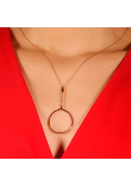 14 Ayar Rose Fantezi Kolye