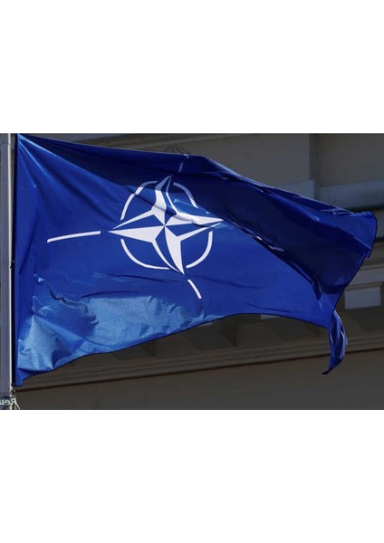 Nato Gönder Bayrağı Raşel Kumaş 70 x 105 cm