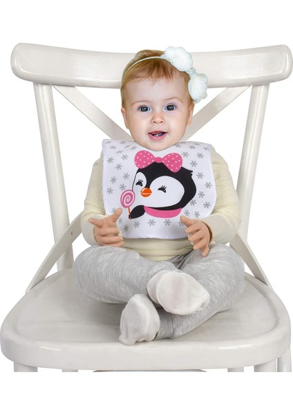 Cırtlı Havlu Mama Önlüğü - Penguen fiyatları