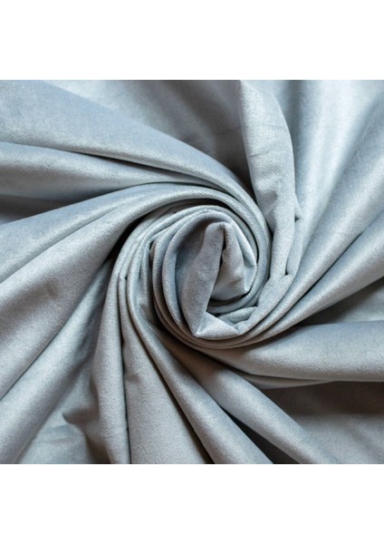 Mavi Gri Döşemelik ve Perdelik Dokuma Kadife Kumaş