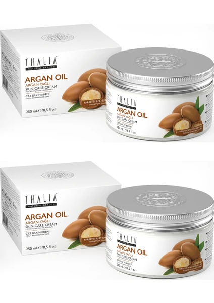 Argan Yağlı Cilt Bakım Kremi - 250 ml x 2 Adet