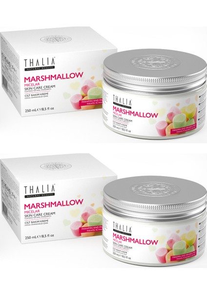 Marshmallow Cilt Bakım Kremi - 250 ml x 2 Adet
