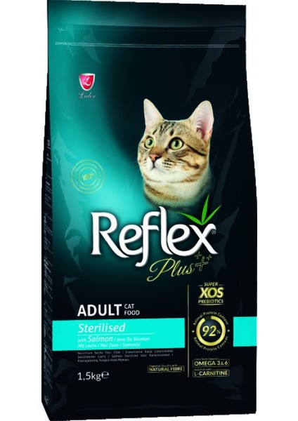 Plus Kedi Maması Steril-Somon 1,5 kg
