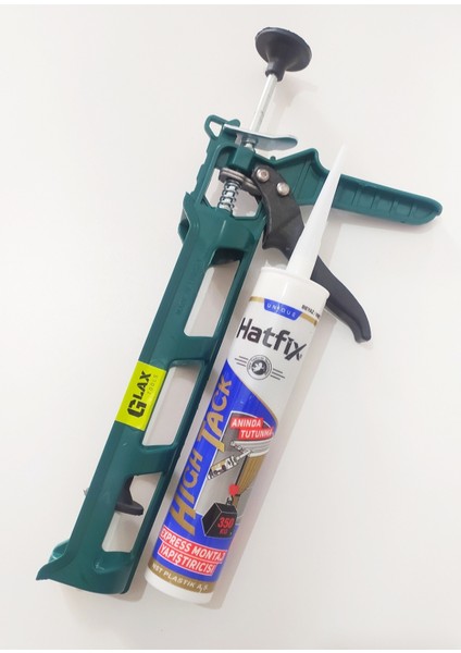Glax High Tack Korniş Yapıştırıcı Beyaz 290 Ml. + Glax Silikon Tabancası fiyatları