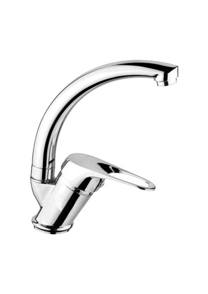 Mira Mix Kısa Kuğu Lavabo Bataryası Elya